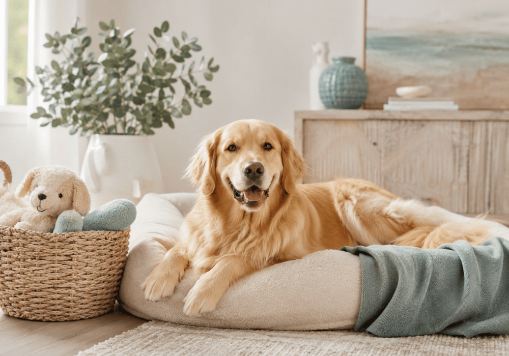 Cozy pet life scene with dog and cat for Useful Uncovered